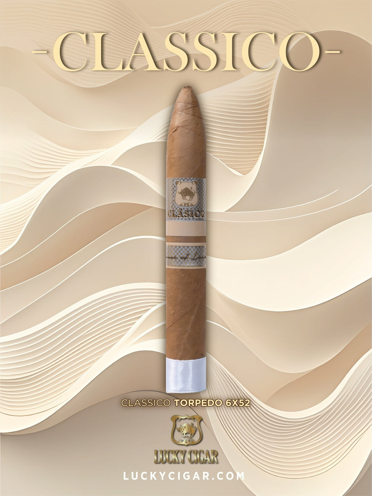 Classic Cigars - Classico Torpedo 6x52 Single Cigar – Lucky Cigar