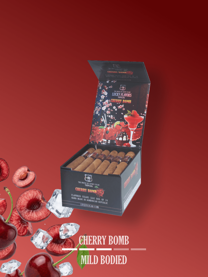 Flavored Cigars: Lucky Flavors Cherry Bomb 5x42