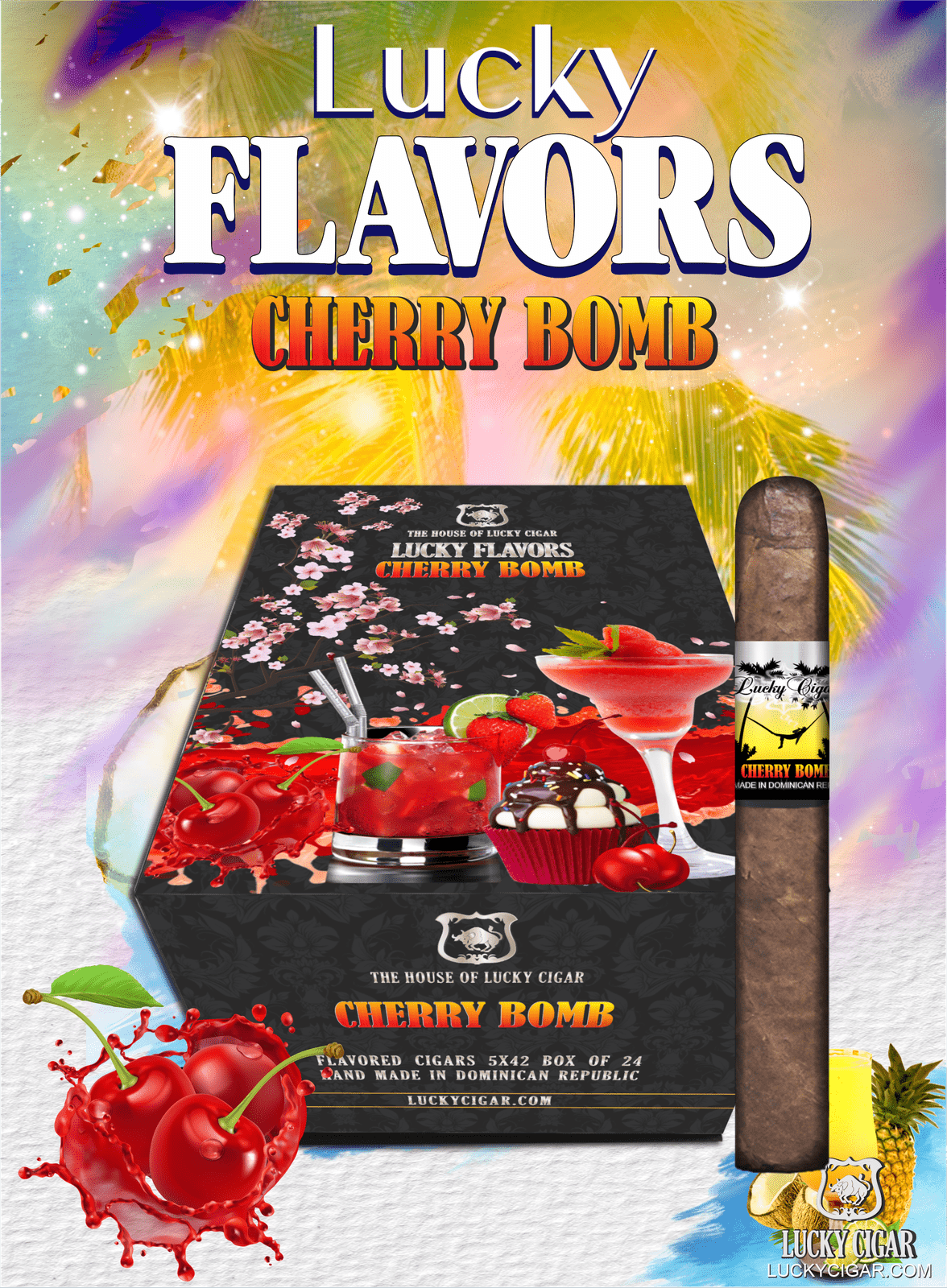 Order Cherry Flavored Cigars Flavored Cigars Online Lucky Cigar