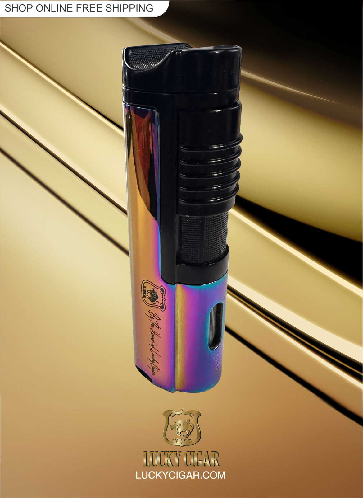 Cigar Lifestyle Accessories: Torch Lighter in Multicolor