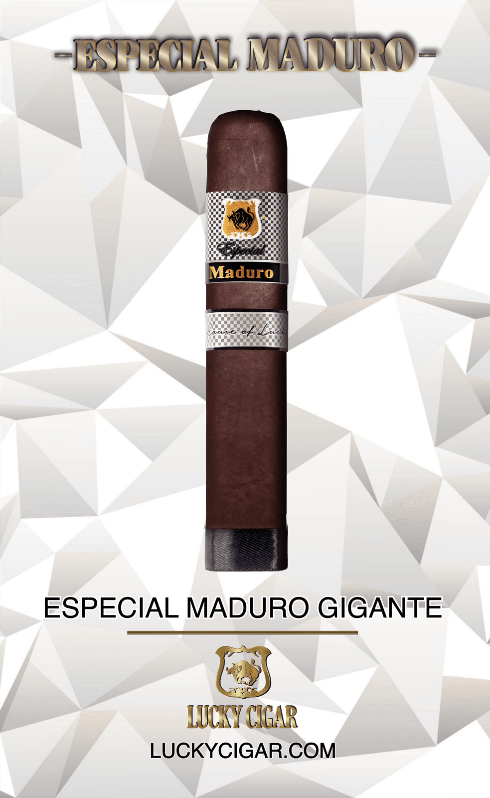 Maduro Cigars: Especial Maduro by Lucky Cigar: Gigante 7x70 Single Cigar