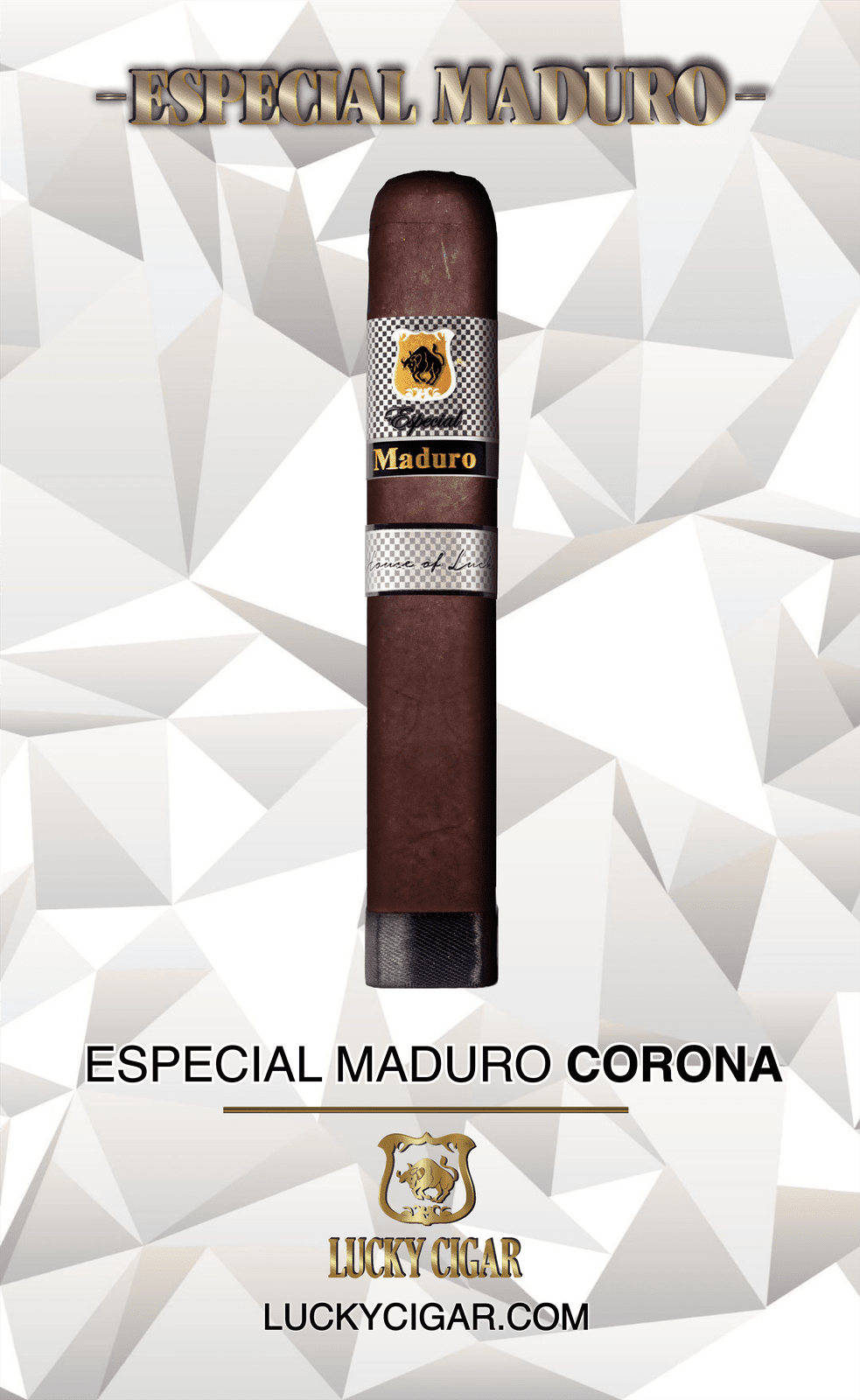 Maduro Cigars: Especial Maduro by Lucky Cigar: Corona 5x48 Cigar