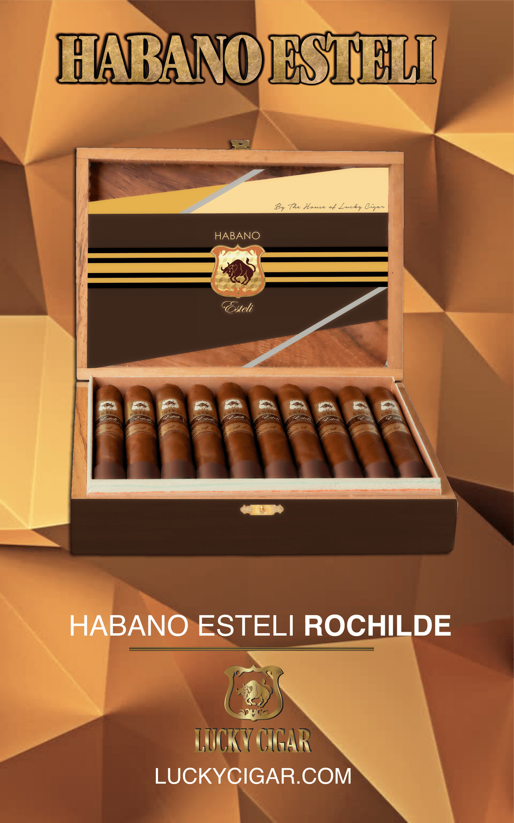 Habano Cigars: Habano Esteli by Lucky Cigar: Rothchilde 4.5x50 Box of 20
