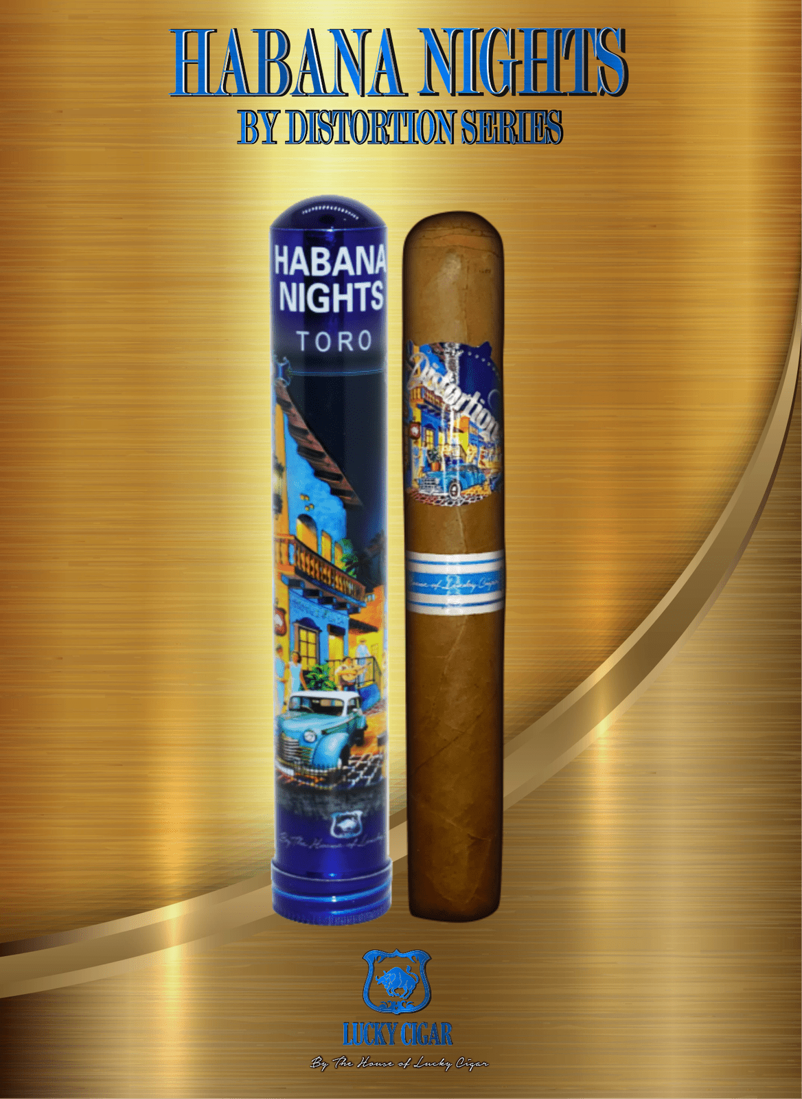 Habana Nights 6x50 Cigar From The Distortion Series: Single Cigar