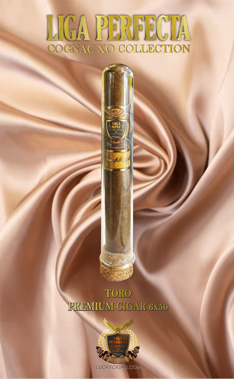 Infused Cigars: Liga Perfecta COGNAC Double Grande 7.5x50 Single Cigar