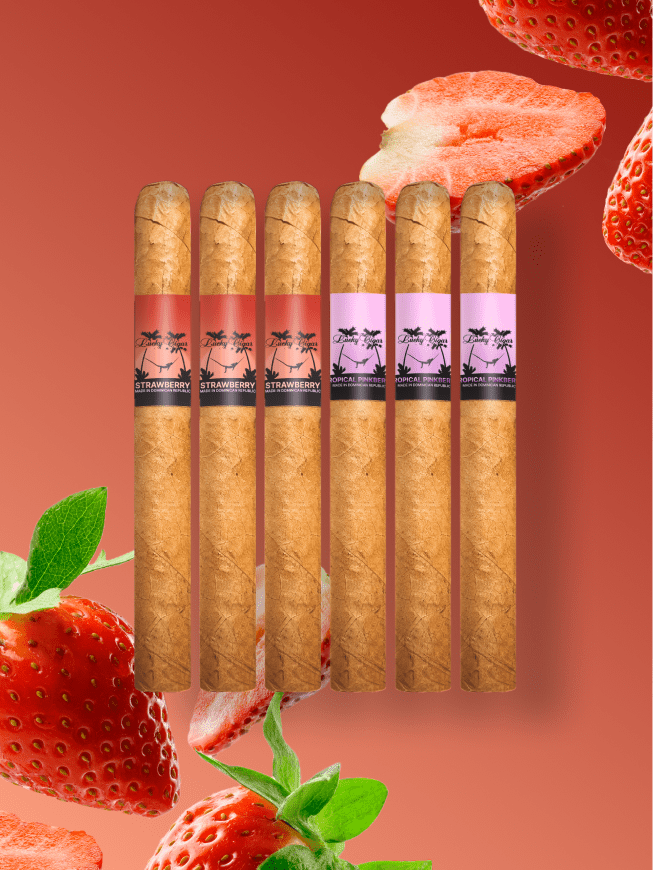 Berry Sampler - 6 Pc (Strawberry, Pinkberry)  Lucky Cigar