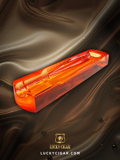 Ashtrays, Cigar Lifestyle Accessories: Lucky Solo Crystal Ashtray