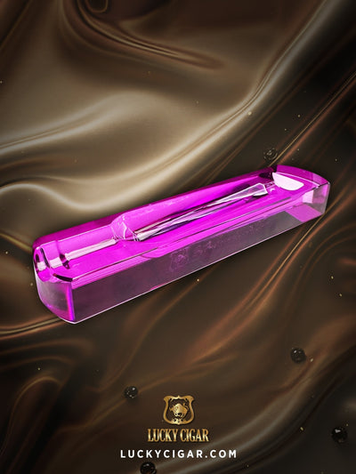 Ashtrays, Cigar Lifestyle Accessories: Lucky Solo Crystal Ashtray