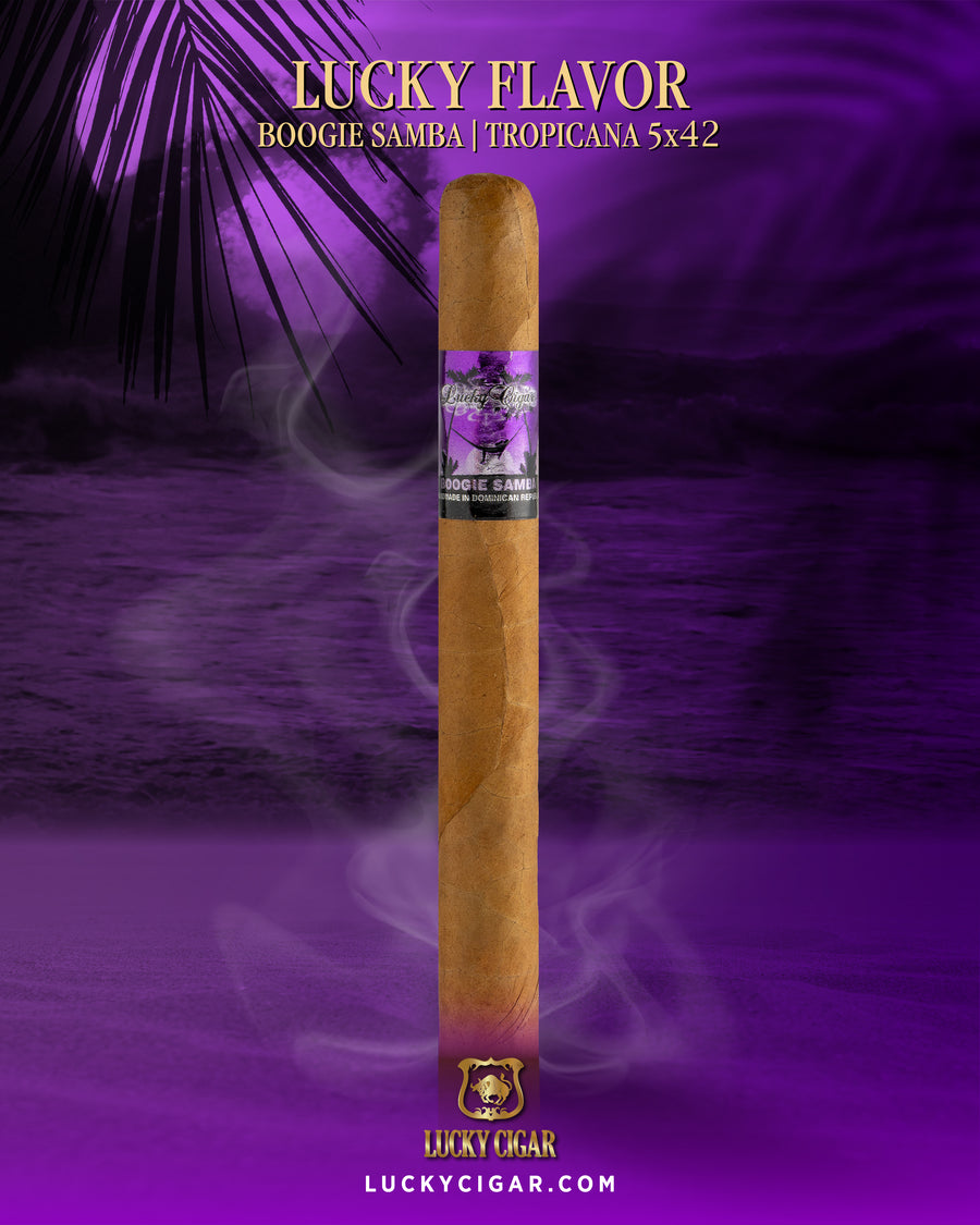Flavored Cigars: Lucky Flavors Boogie Samba 5x42 Cigar