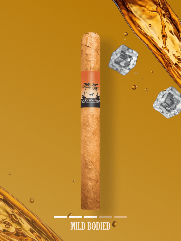 Flavored Cigars: Lucky Flavors Bourbon 5x42 Cigar