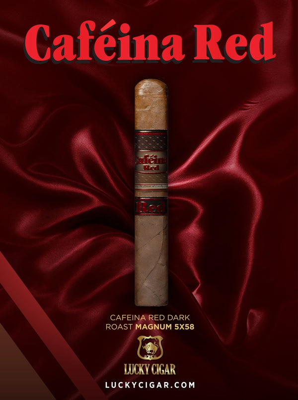 Infused Cigars: Cafeina Red Magnum 5x58 Single Cigar
