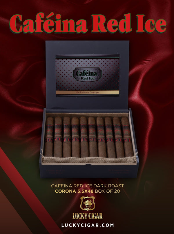 Infused Cigars: Caféina Red Ice Corona 5½ x 48 Cigar – Box of 20