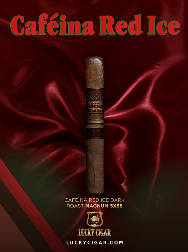 Infused Cigars: Cafeina Red Ice Magnum 5x58 Single Cigar