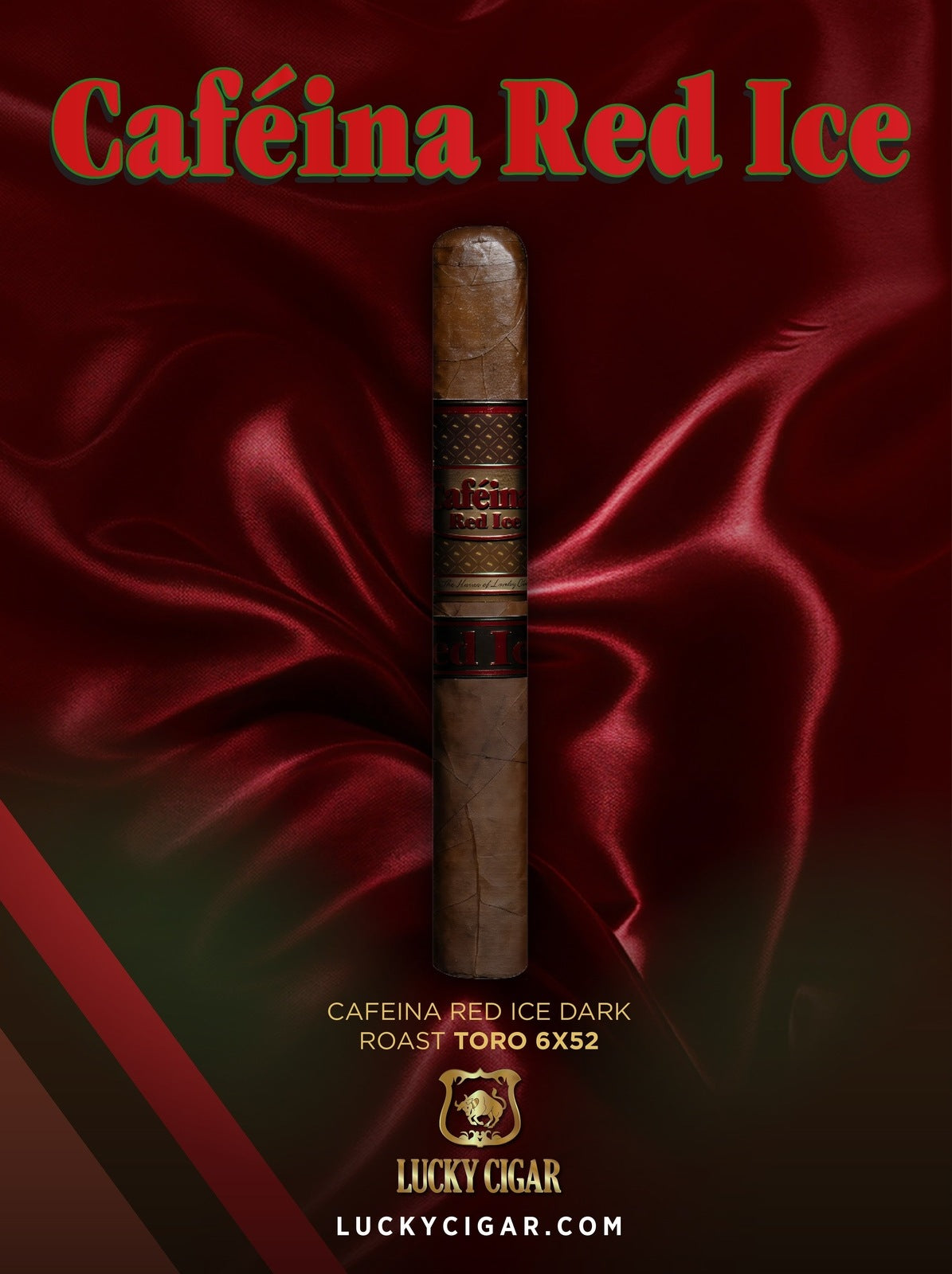 Infused Cigars: Cafeina Red Ice Toro 6x52 Single Cigar