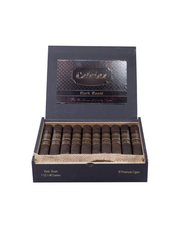 Infused Cigars: Cafeina Dark Roast Corona 5.5x48 Box of 20 Cigars