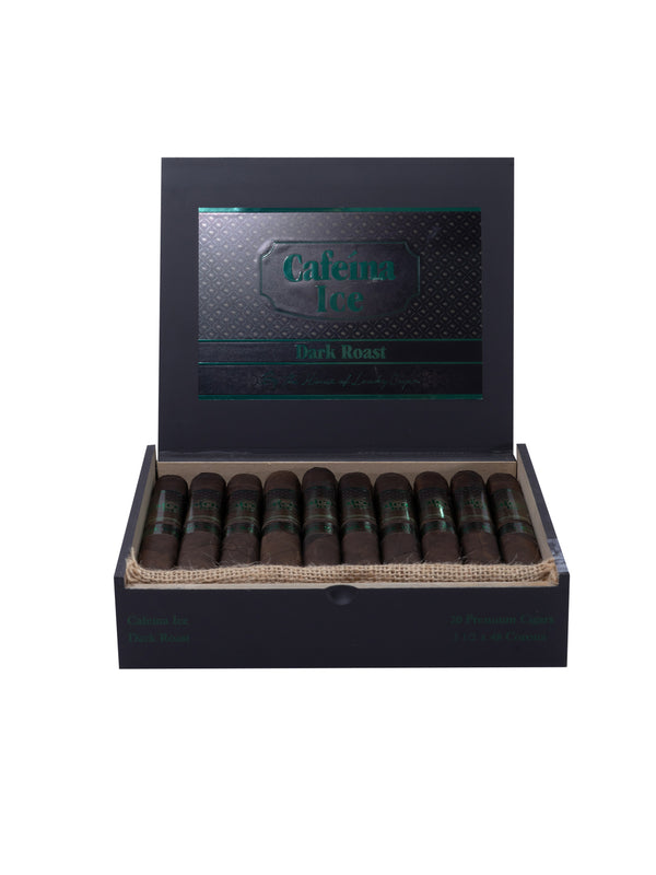 Infused Cigars: Cafeina Ice Dark Roast Corona 5.5x48 Box of 20