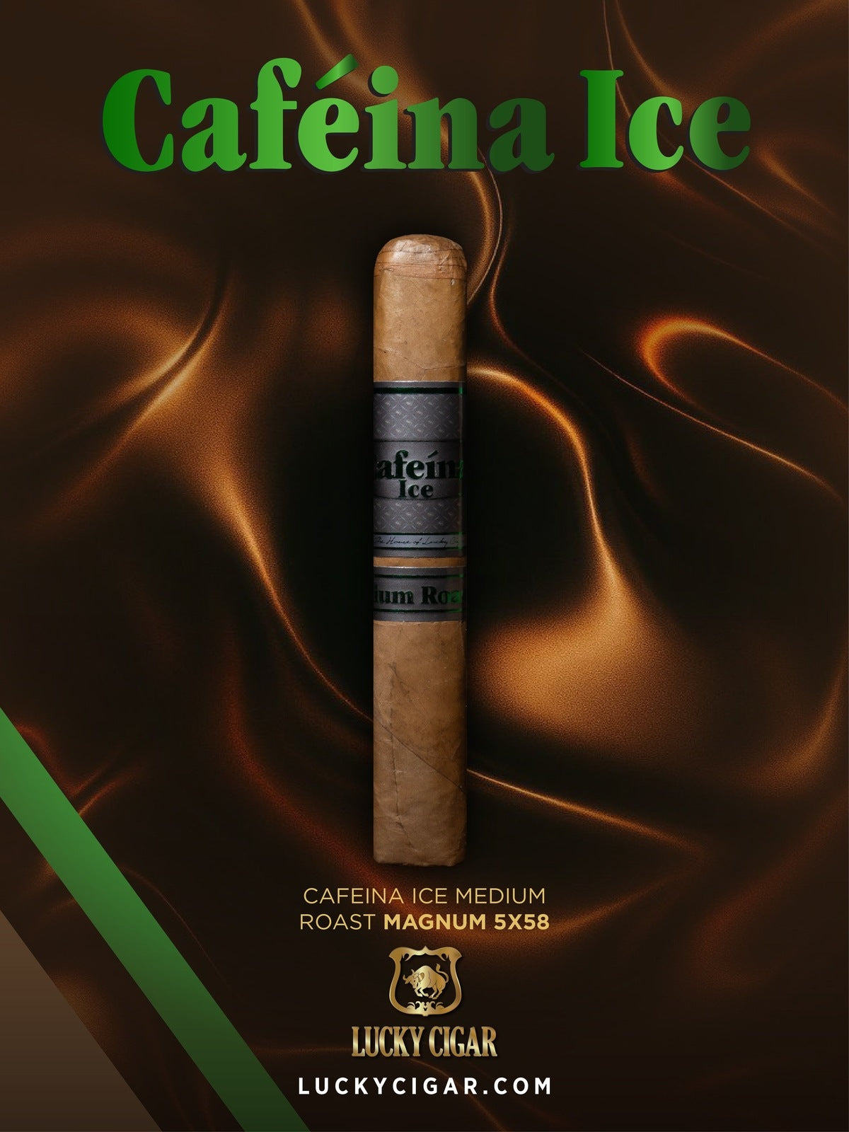 Infused Cigars: Cafeina Ice Medium Roast Magnum 5x58 Single Cigar