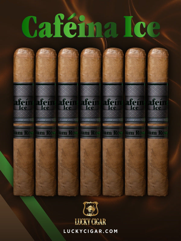 Infused Cigars: Cafeina Ice Medium Roast Magnum 5x58 Cigar Set Of  7