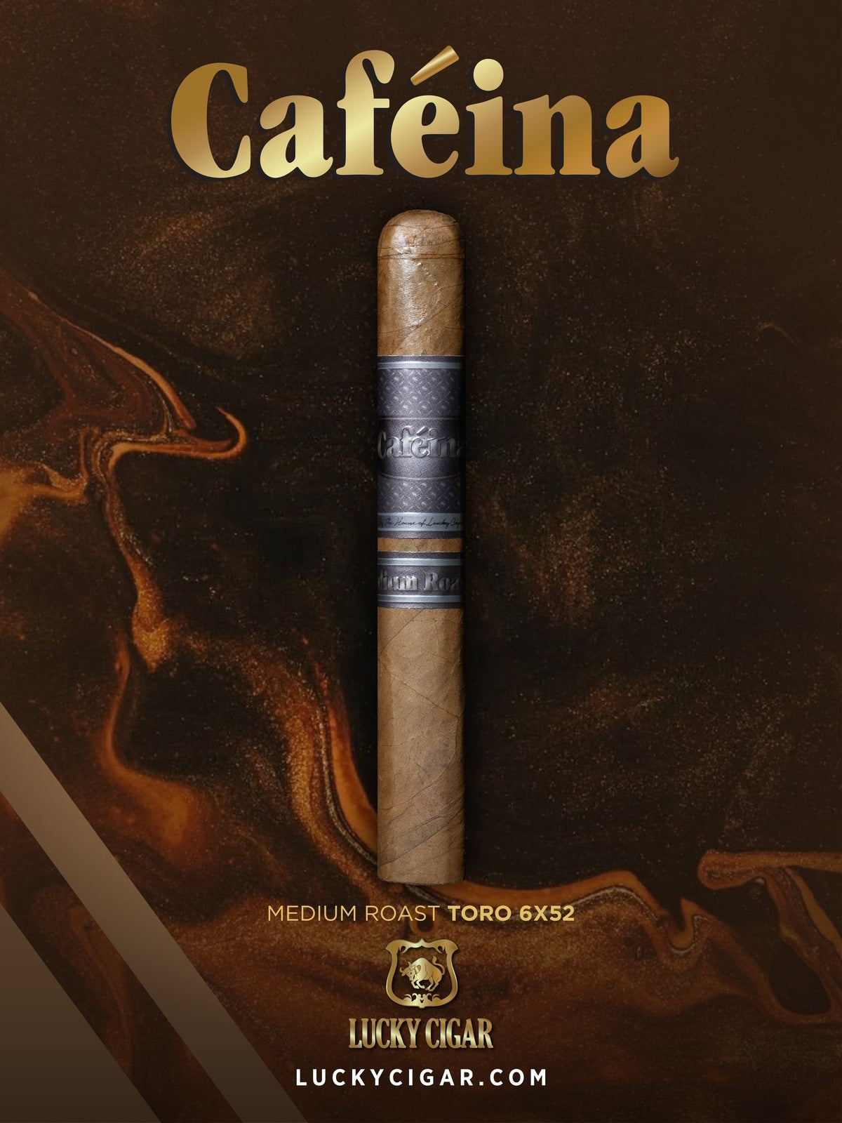 Infused Cigars: Cafeina Medium Roast Toro 6x52 Single Cigar