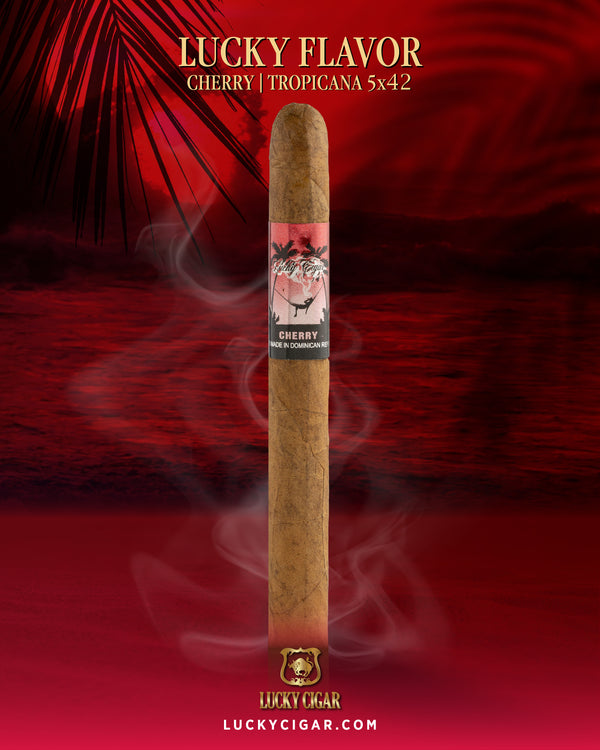 Flavored Cigars: Cherry 5x42 Single Cigar