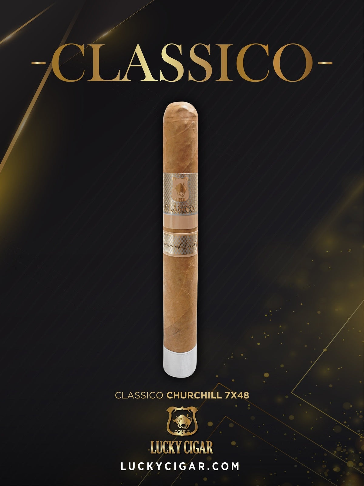 Classic Cigars - Classico by Lucky Cigar: Churchill 7X48 Single Cigar