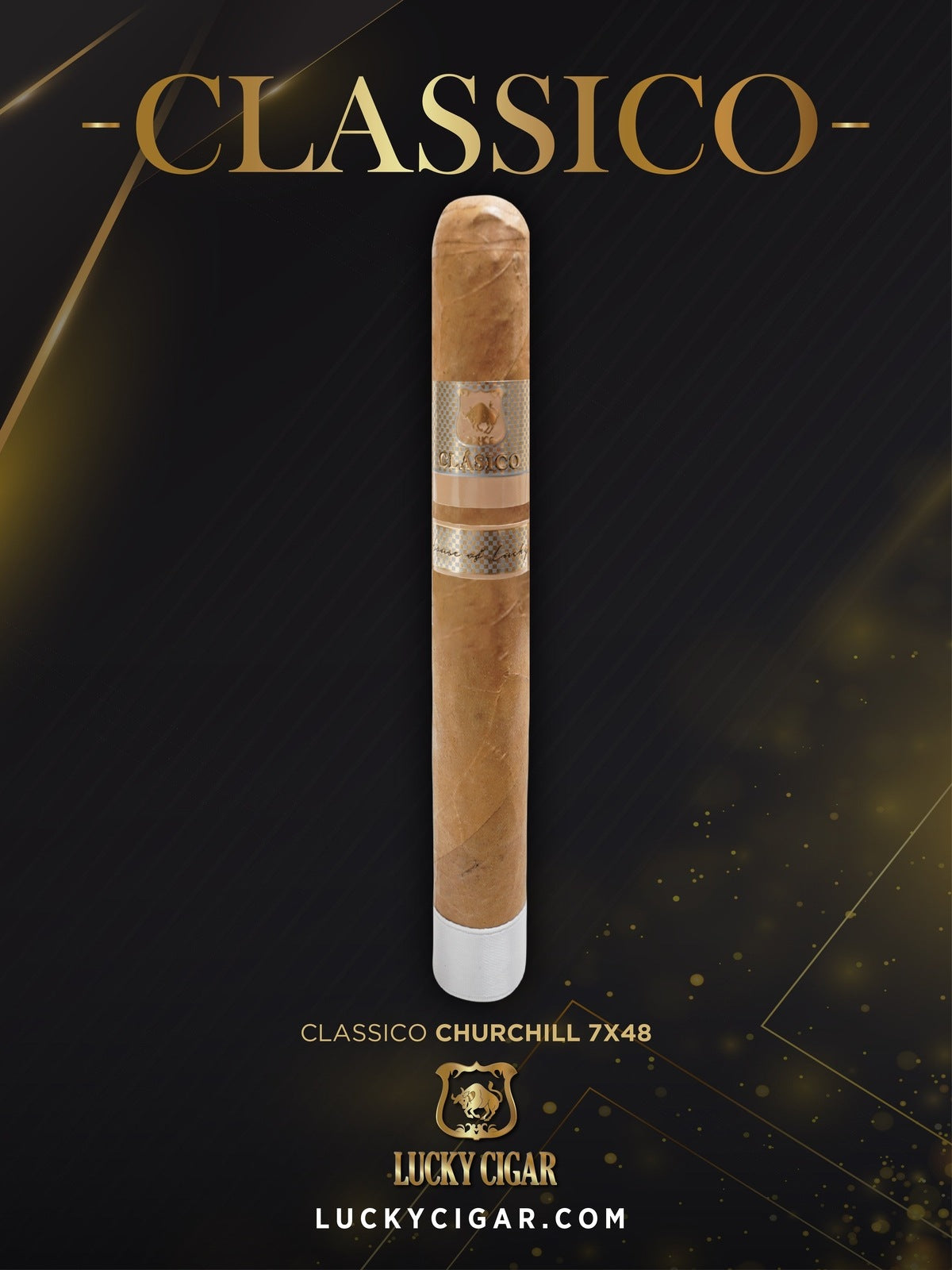 Classic Cigars - Classico by Lucky Cigar: Churchill 7X48 Single Cigar