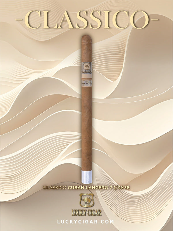 Classic Cigars - Classico by Lucky Cigar: Lancero 7¼x38 Single Cigar