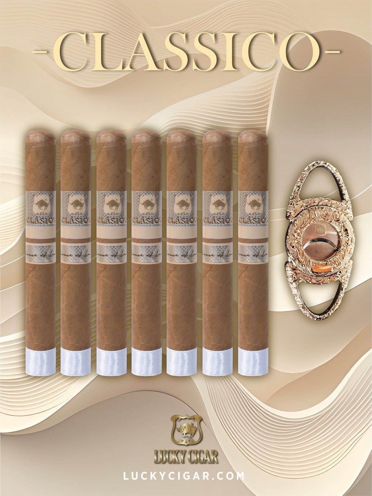 7 - Classico Lonsdale Connecticut Wrapper Mild To Medium Lonsdale 5x38