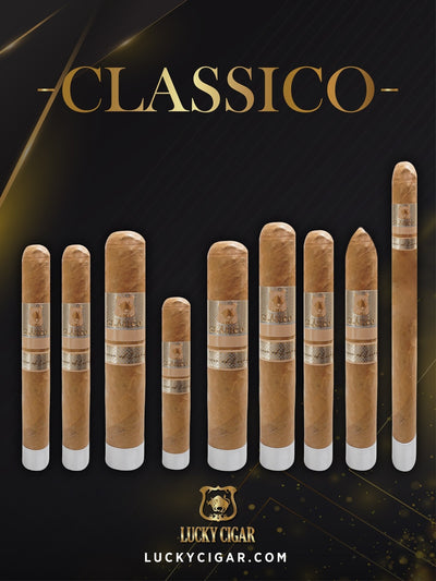 Classic Cigars - Classico by Lucky Cigar: Set of 9 Cigars, All Sizes