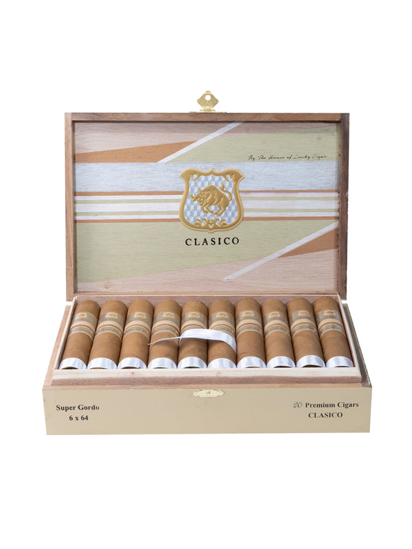 Classic Cigars - Classico by Lucky Cigar: Super Gordo 6x64 Box of 20