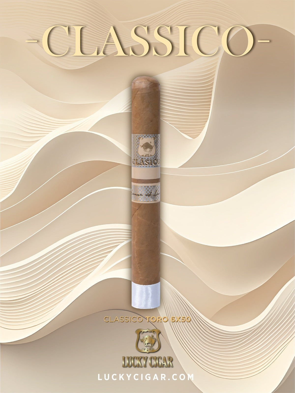 Classic Cigars - Classico by Lucky Cigar: Toro 6x50 Single Cigar