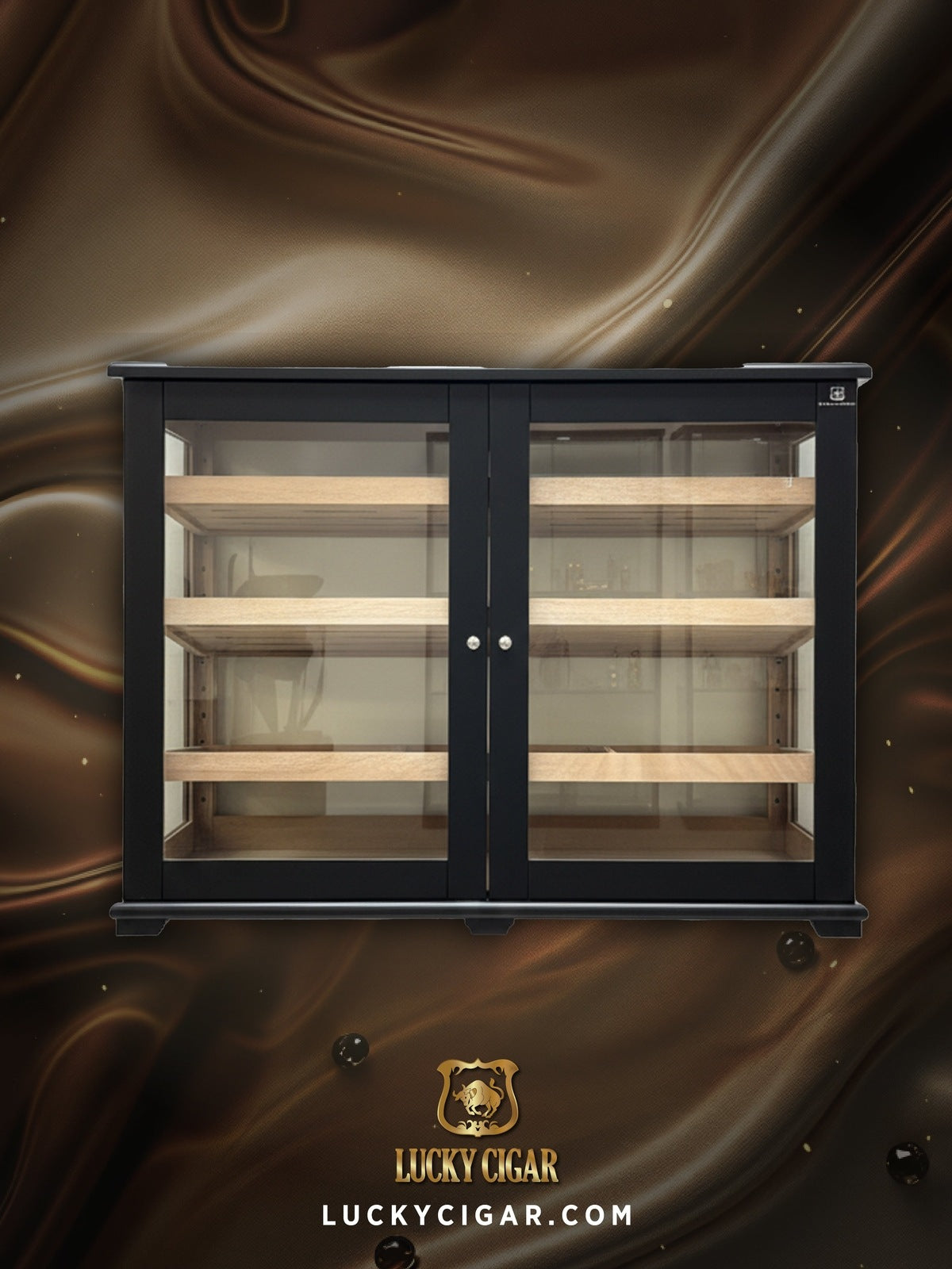 Cigar Lifestyle Accessories: Lucky Cigar Counter Humidor 3 Tier