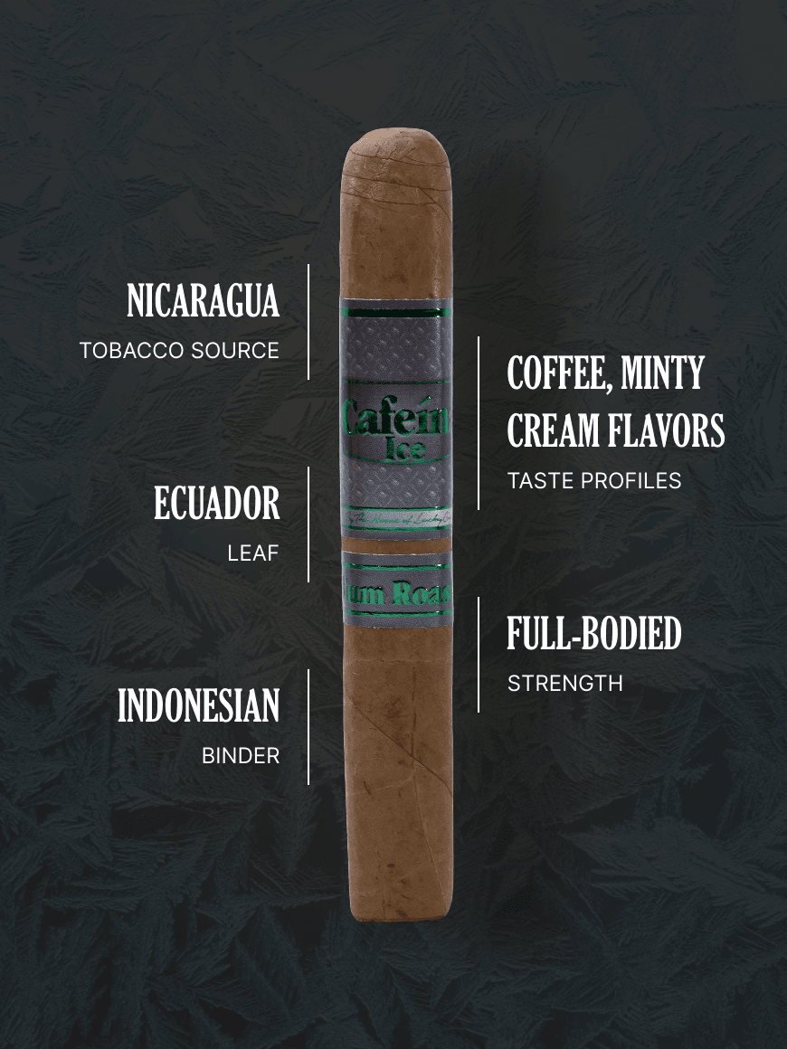 Cafeina Ice Medium Roast Magnum Cigar by Lucky Cigar