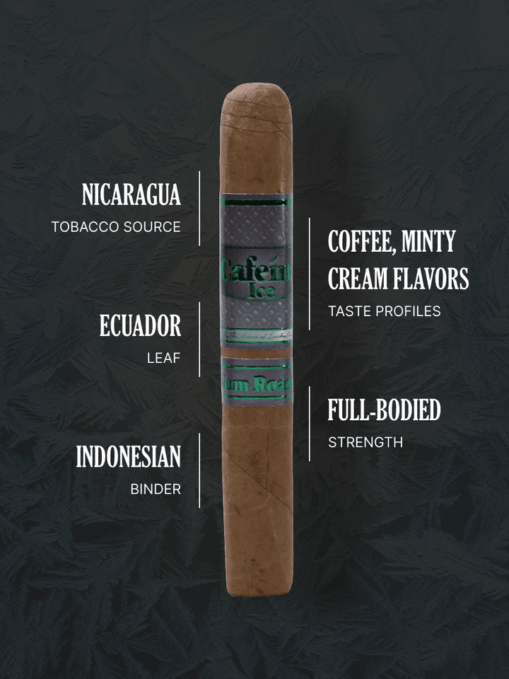 Cafeina Ice Medium Roast 5.5x48 Single - Lucky Cigar