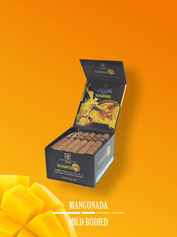 Flavored Cigars: Lucky Flavors Mangonada  5x42 Box of 24