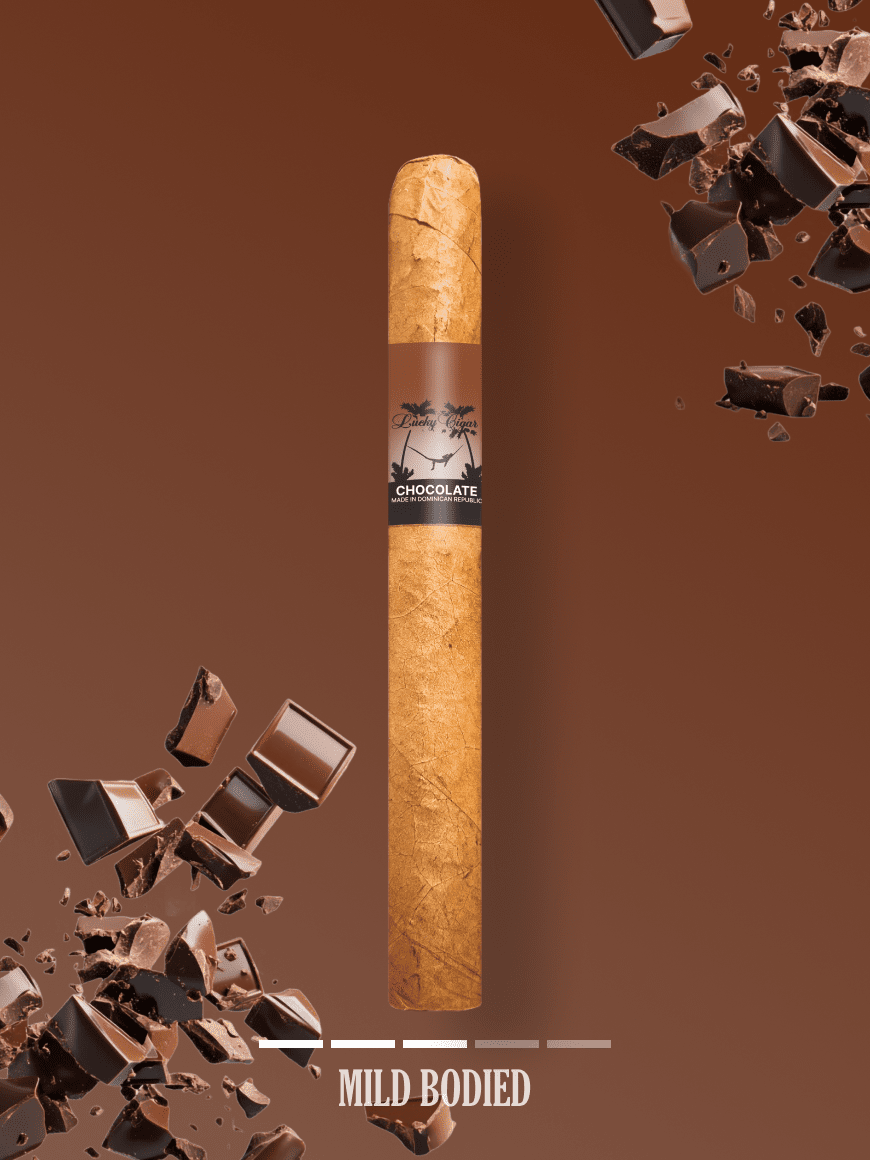 Flavored Cigars: Lucky Flavors Chocolate 5x42 Cigar
