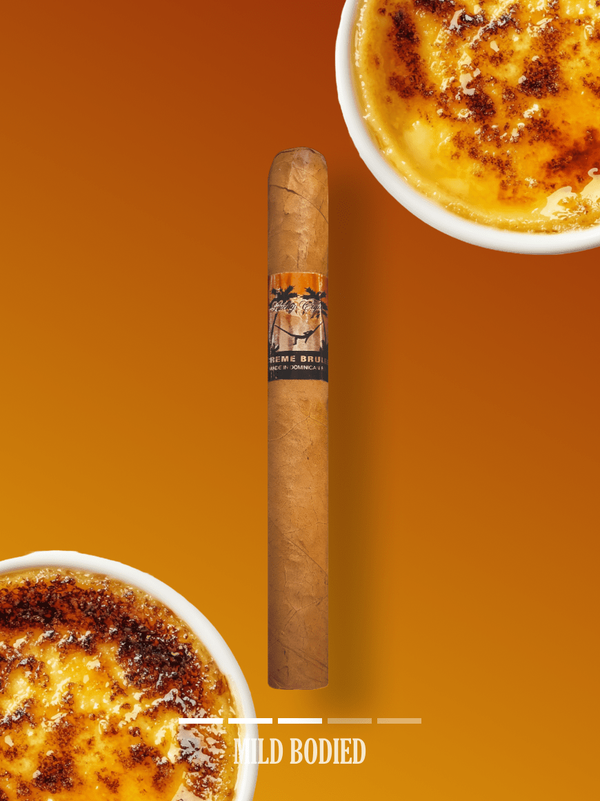 Flavored Cigars: Lucky Flavors Creme Brulee 5x42 Cigar