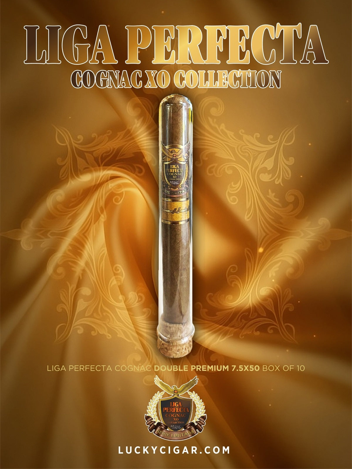 Infused Cigars: Liga Perfecta COGNAC Double Grande 7.5x50 Single Cigar