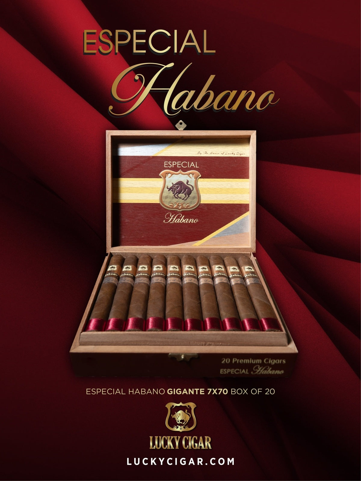 Habano Cigars: Especial Habano Box of 20 Cigars: Gigante 7x70