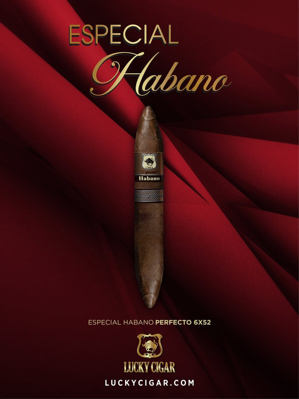 Habano Cigars: Especial Habano by Lucky Cigar: Perfecto 6x52 Single Cigar