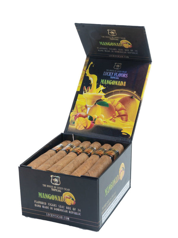 Flavored Cigars: Lucky Flavors Mangonada  5x42 Box of 24
