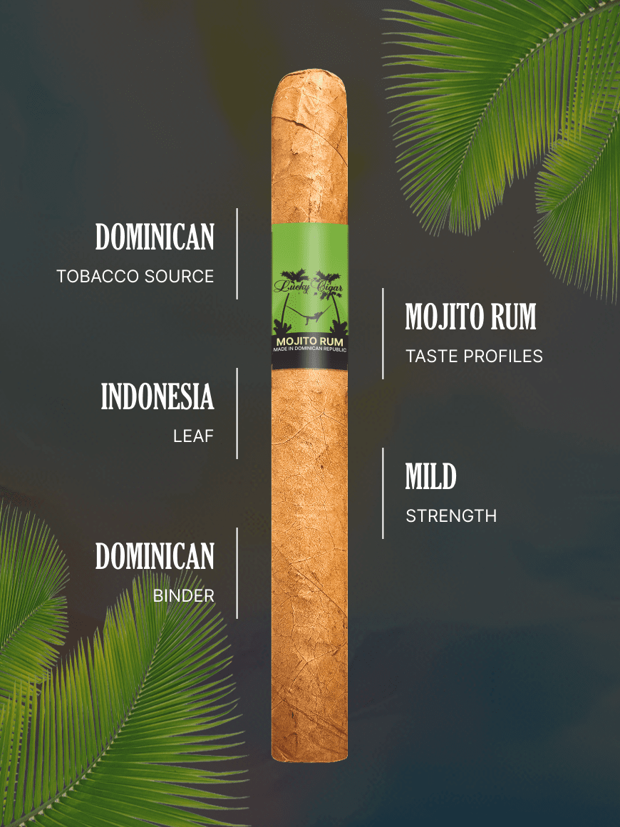 rum infused tobacco Captain Black Peach Little Cigars Jamaican Blaze Cigarillos | Hand-Rolled