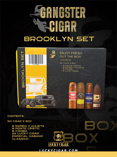 Gangster Cigars By Lucky Cigar: Brooklyn Set of 50 Cigars
