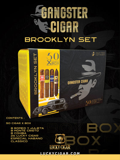 Gangster Cigars By Lucky Cigar: Brooklyn Set of 50 Cigars