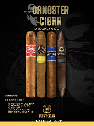 Gangster Cigars By Lucky Cigar: Brooklyn Set of 50 Cigars