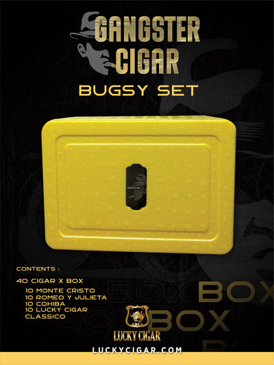 Gangster Cigars By Lucky Cigar: Bugsy Set of 40 Cigars