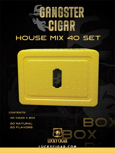 Gangster Cigars By Lucky Cigar: House Mix 40 Set