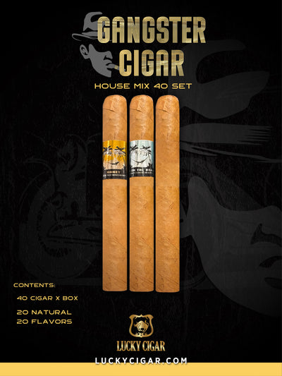 Gangster Cigars By Lucky Cigar: House Mix 40 Set