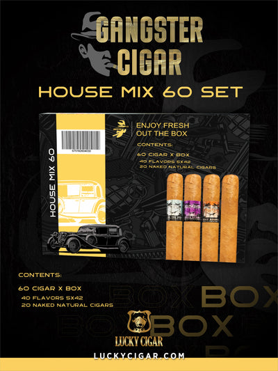 Gangster Cigars By Lucky Cigar: House Mix 60 Set