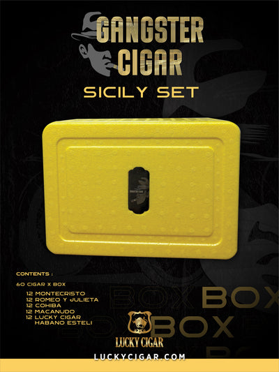 Gangster Cigars By Lucky Cigar: Sicily Set of 60 Cigars